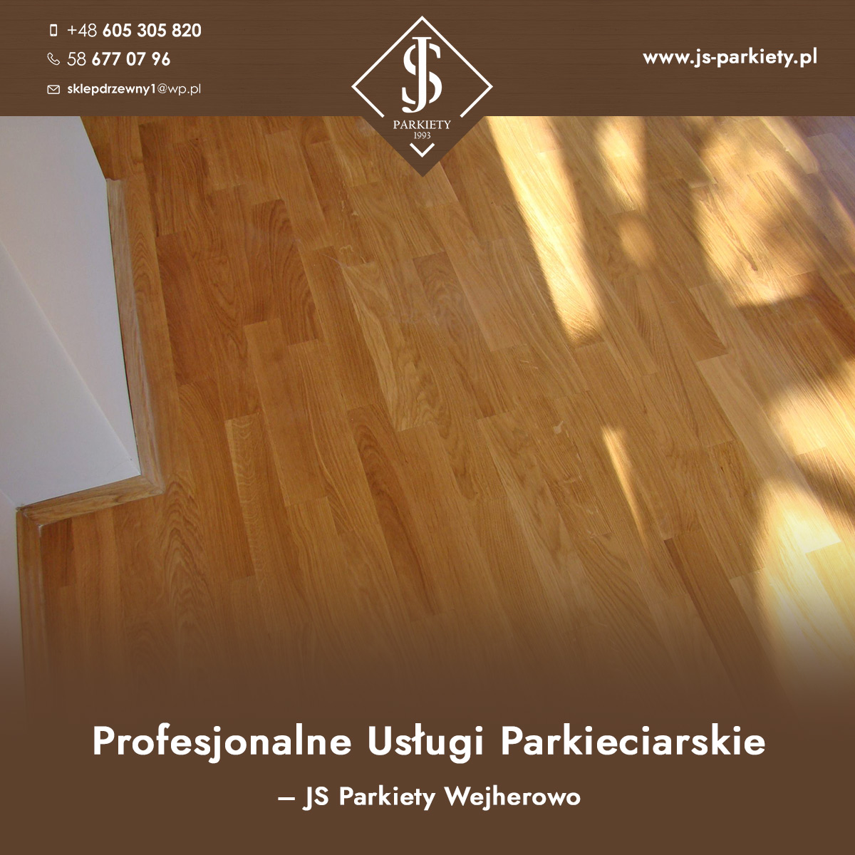 Profesjonalne Układanie parkietu – JS Parkiety | Wejherowo